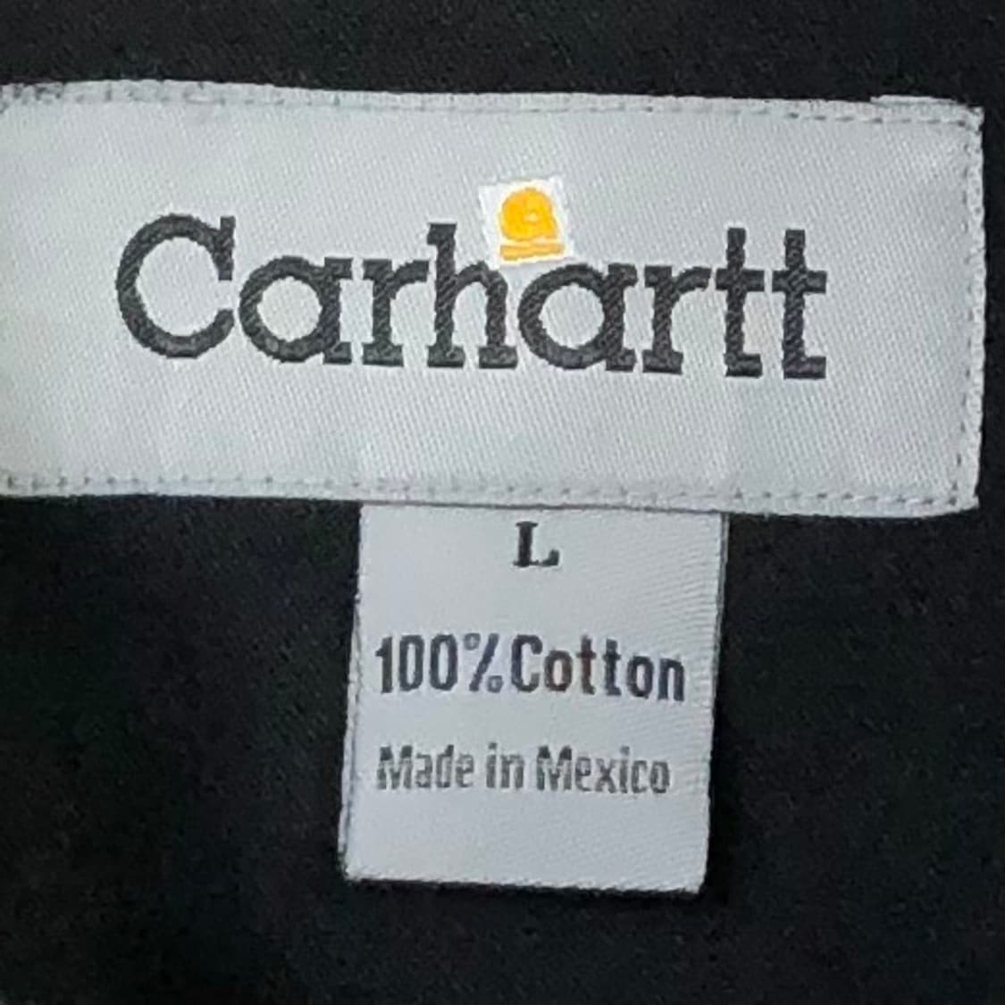 L 칼하트 블랙 워크 셔츠 상품이미지3