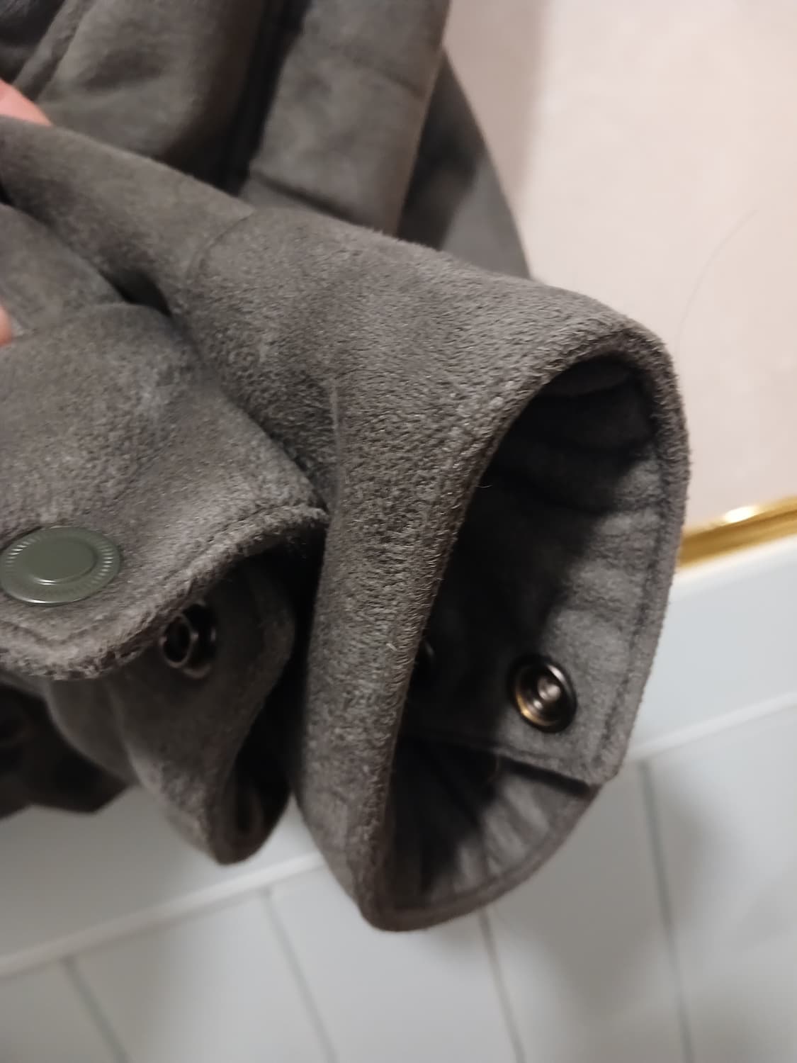 알마니 익스체인지 정품 여성 스웨이드 자켓 95 - 165 (S) 사이즈 상품이미지7