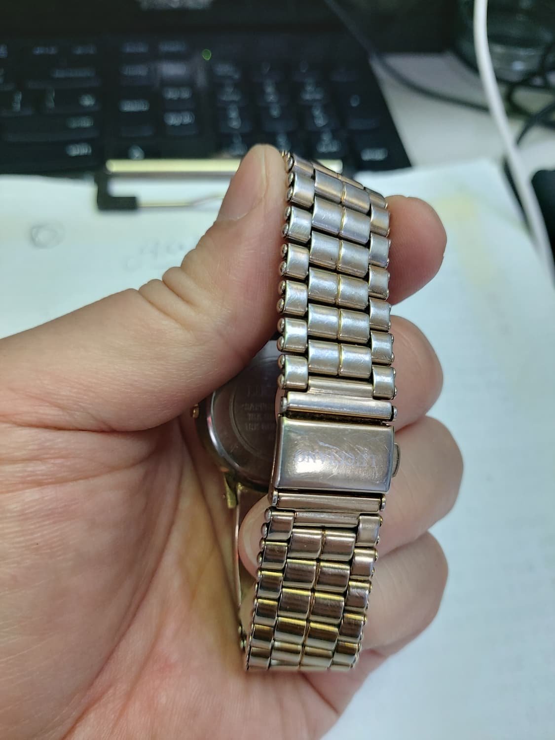다이아 박힌 루치아노 18K 금베젤  시계 상품이미지3
