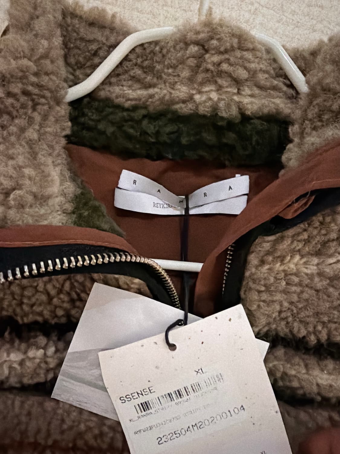 ranra 스트라이프 아노락 XL 상품이미지3