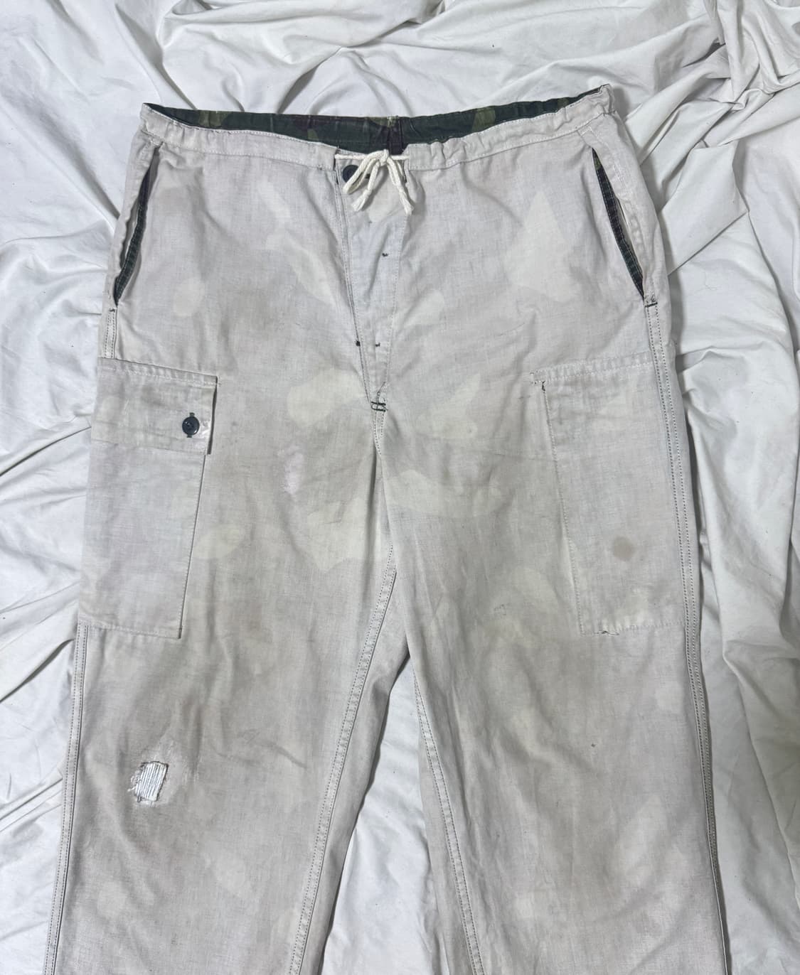 80s 핀란드군 m62 리버시블 카모 오버 팬츠 nhogirl 상품이미지6