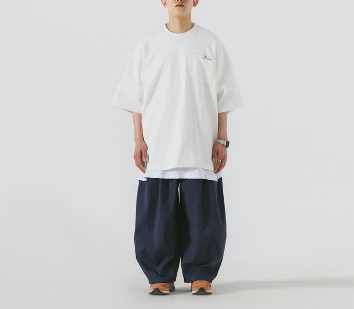 새상품 앵글런 벌룬 팬츠 네이비 상품이미지1
