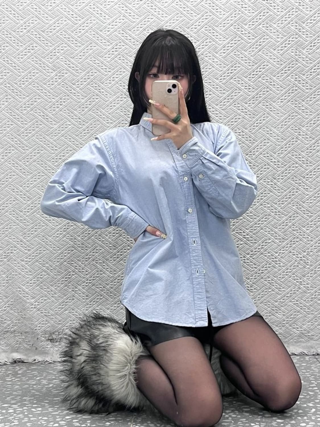 폴로 랄프로렌 빈티지 캐주얼 옥스포드 셔츠 XL C09769 상품이미지1