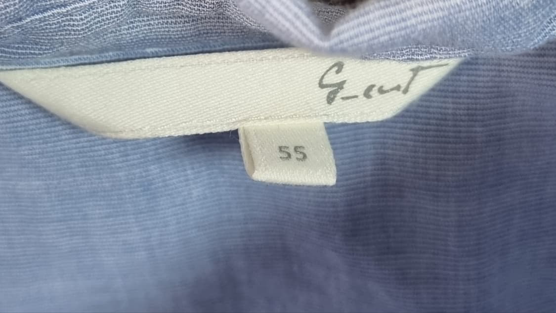 S (55) G-cut 지컷 스카이블루 셔츠 블라우스 상품이미지3