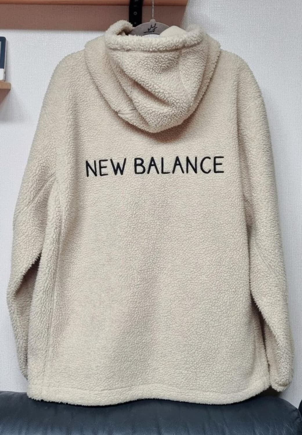 뉴발란스 UNI NB 레터링 후리스 (플리스)
후드집업, 플리스 쟈켓 상품이미지2