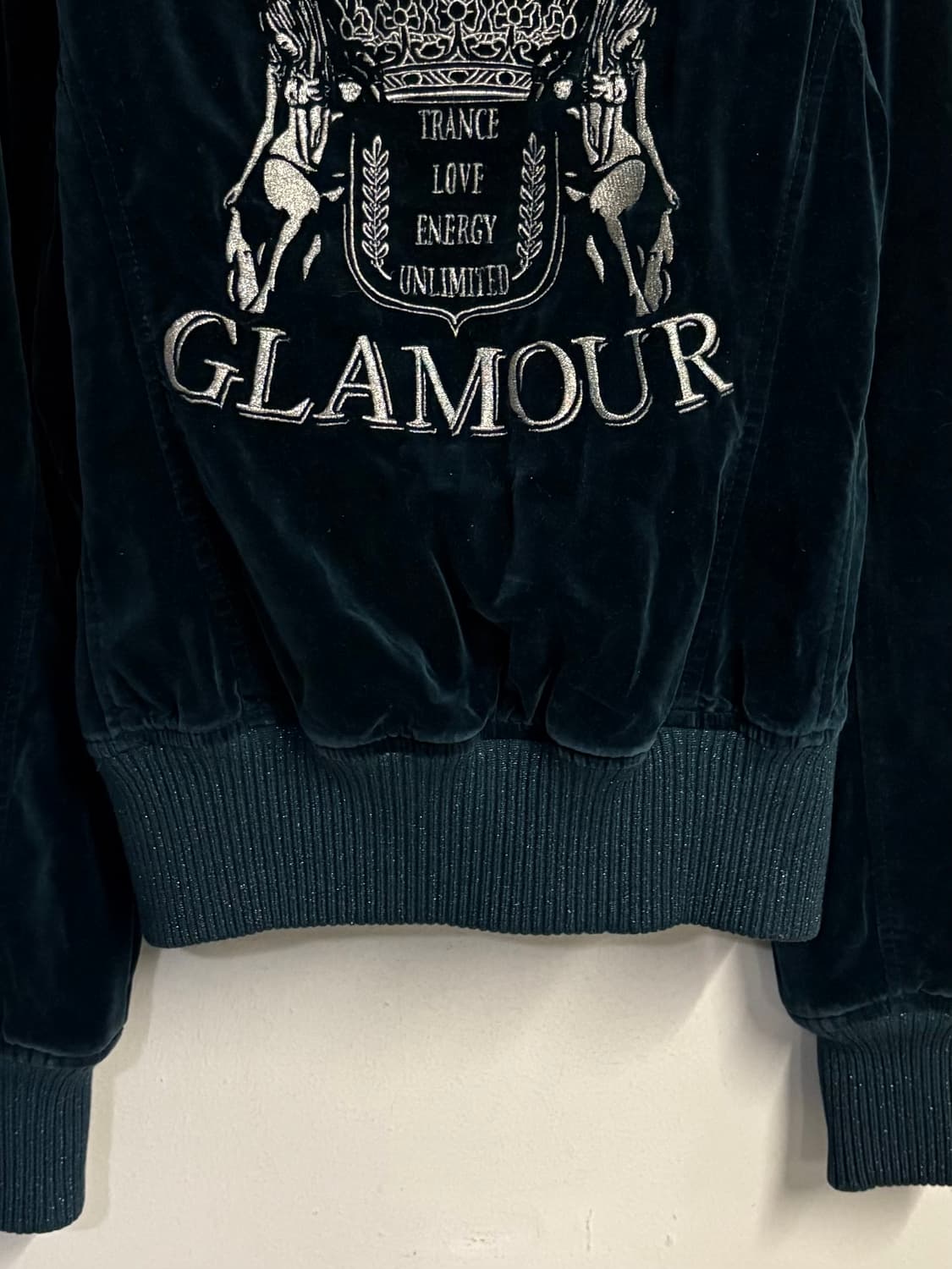 HYSTERIC GLAMOUR velvet jacket green 상품이미지3