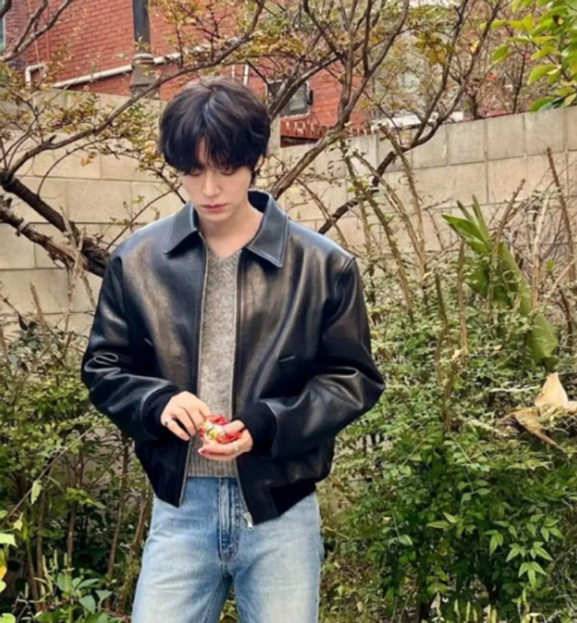 [새상품] 렉토 Ben 벤 고트 레더 점퍼 자켓 블랙 상품이미지1