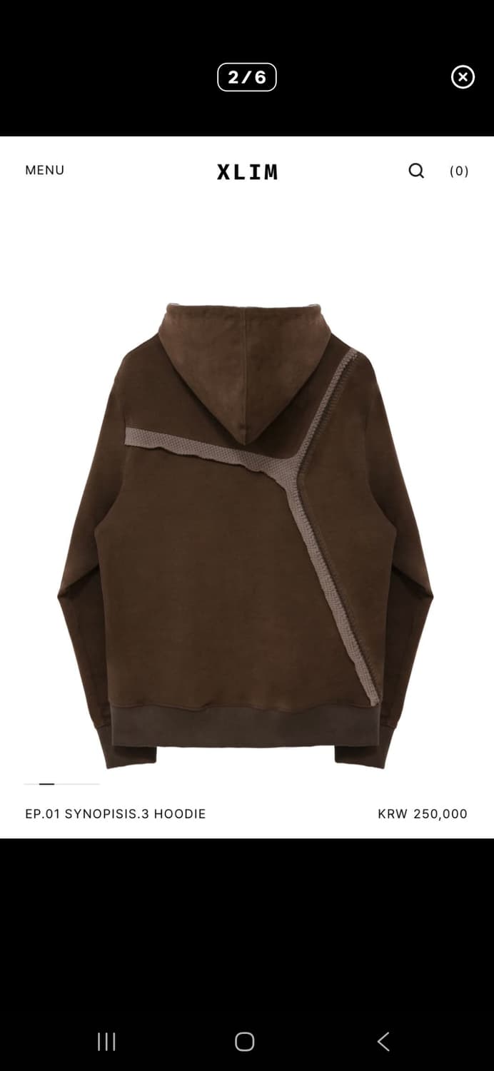 xlim synopisis hoodie 2사이즈 상품이미지3