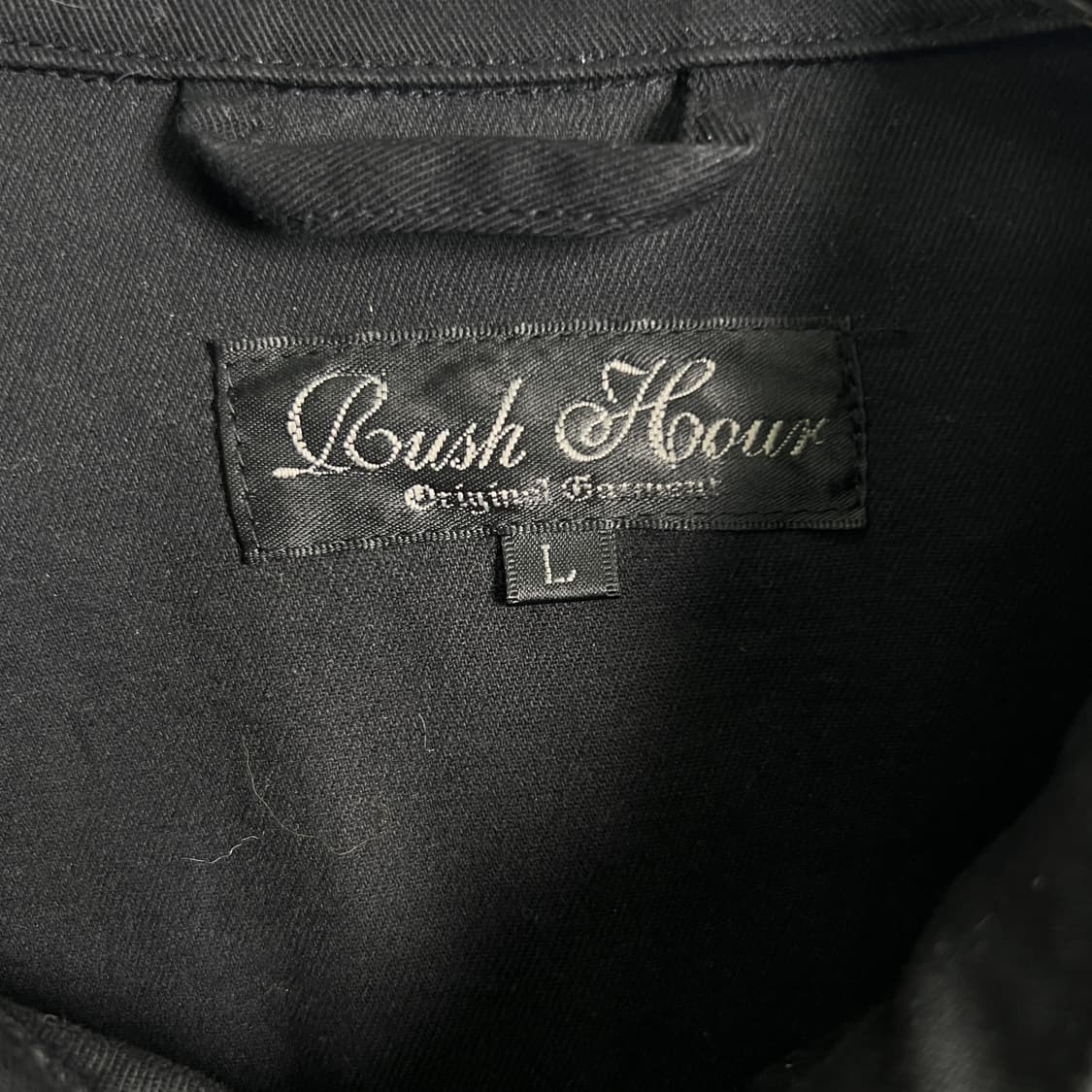 Rush hour 블랙 코튼 자켓 L 상품이미지3