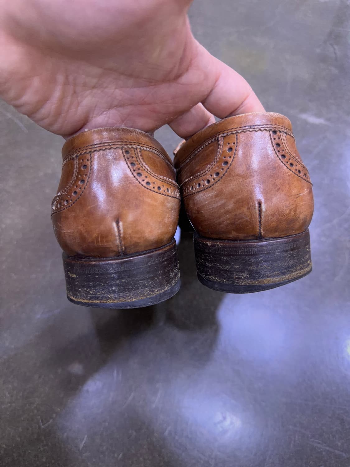 페라가모 클래식 프린지 테슬로퍼 슈즈 6.5 상품이미지7