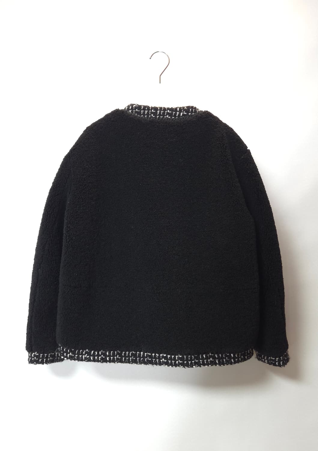 한섬 SJSJ 2021 트위드 배색 부클 자켓 44~66 상품이미지6