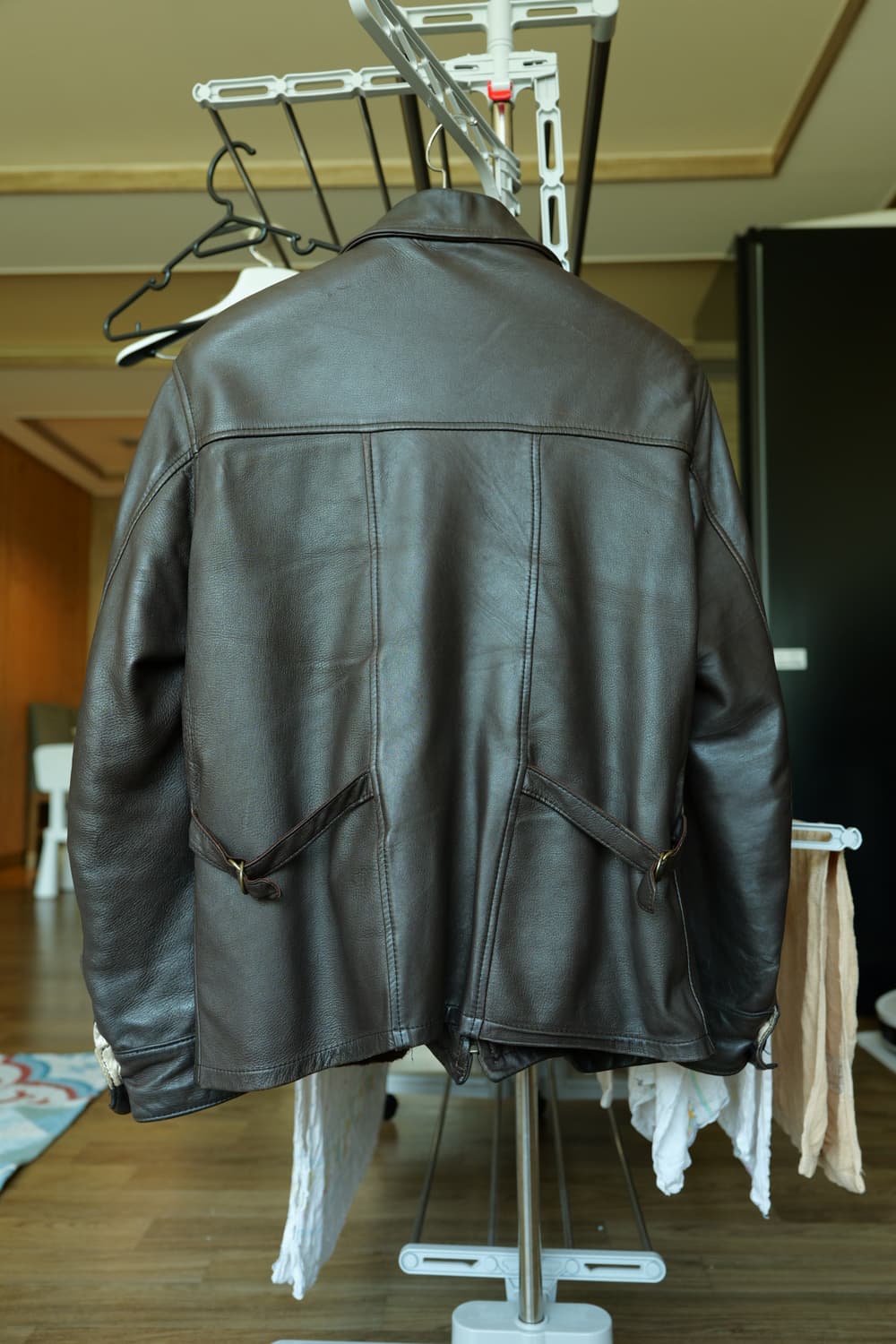 미드웨스턴 브라운 디어스킨 스포츠자켓 상품이미지3