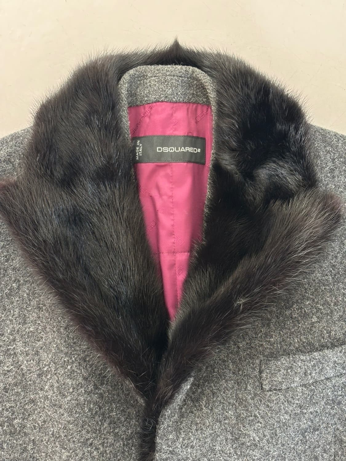 Vintage Dsquared2 Layered Mink Wool CT 상품이미지4