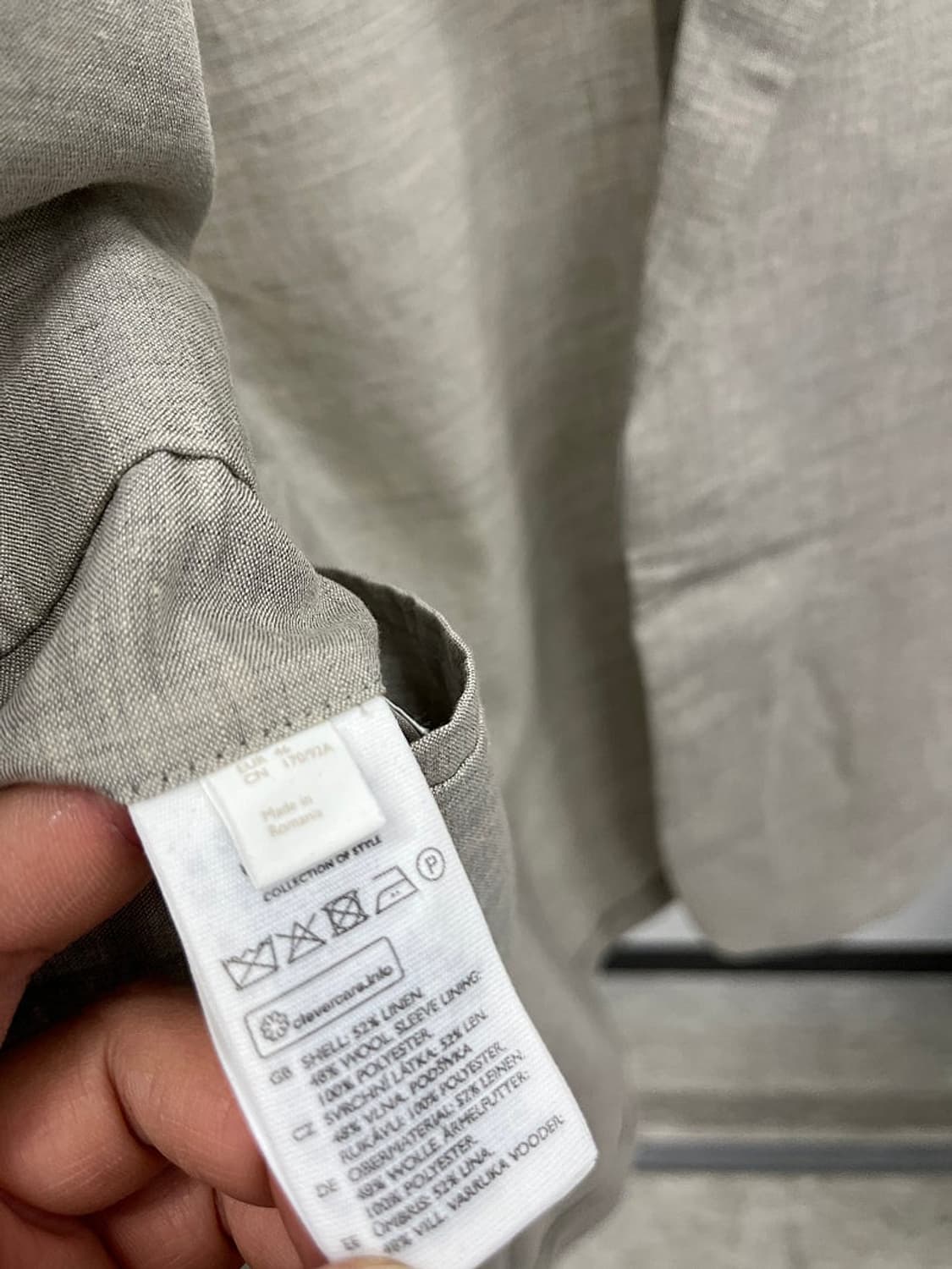 95) 코스 아이보리 린넨자켓  상품이미지6