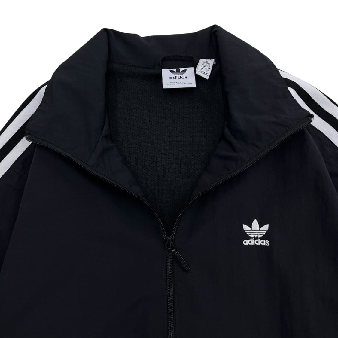 아디다스 화이트라인 블랙 바람막이 M 상품이미지5