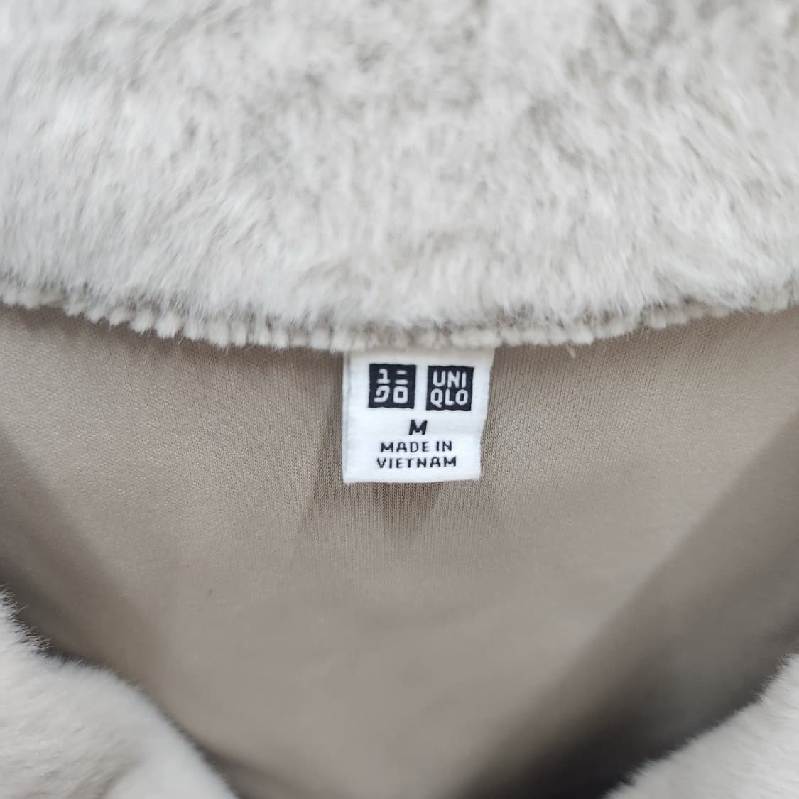 유니클로 에코 퍼 가디건 자켓 M 상품이미지4