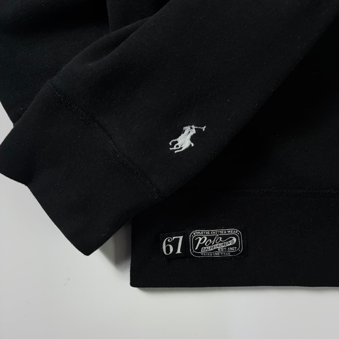 Polo  폴로 랄프로렌 코튼 스펠아웃 블랙 맨투맨  상품이미지4