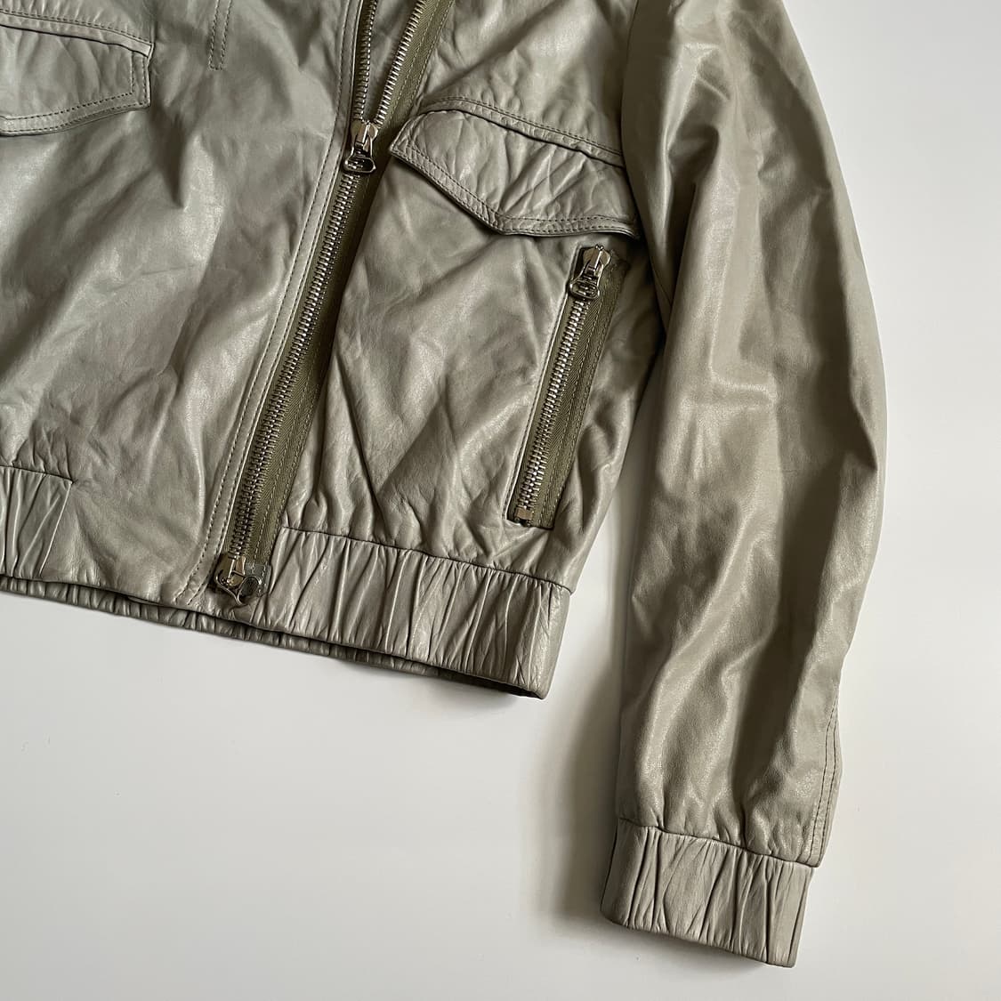 3.1필립림  PHILLIPLIP 쉽스킨 레더 블루종 상품이미지4