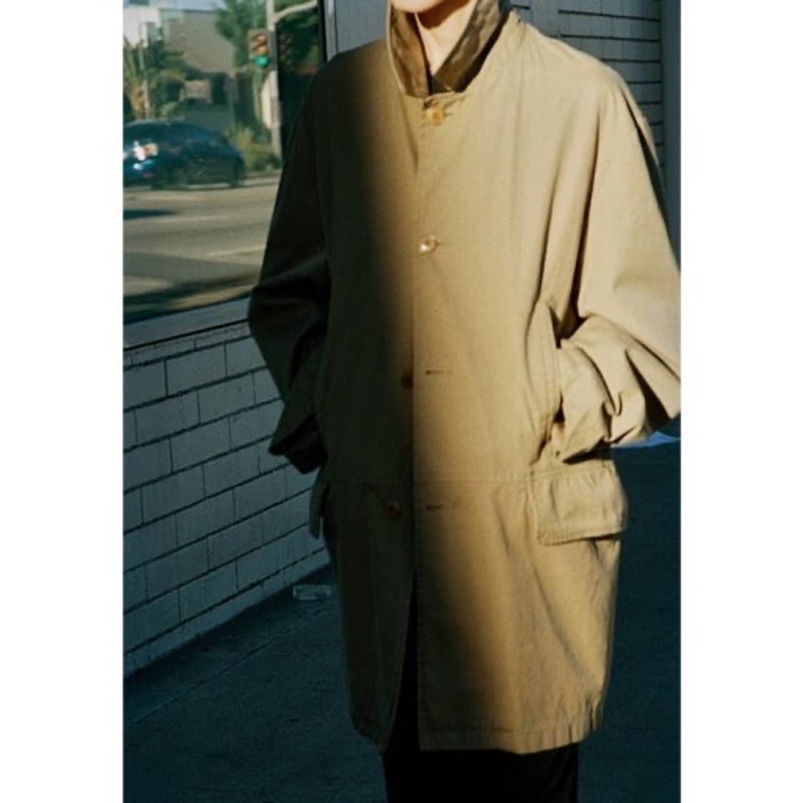 comoli 코모리 코튼 개버딘 워싱 코트 상품이미지1