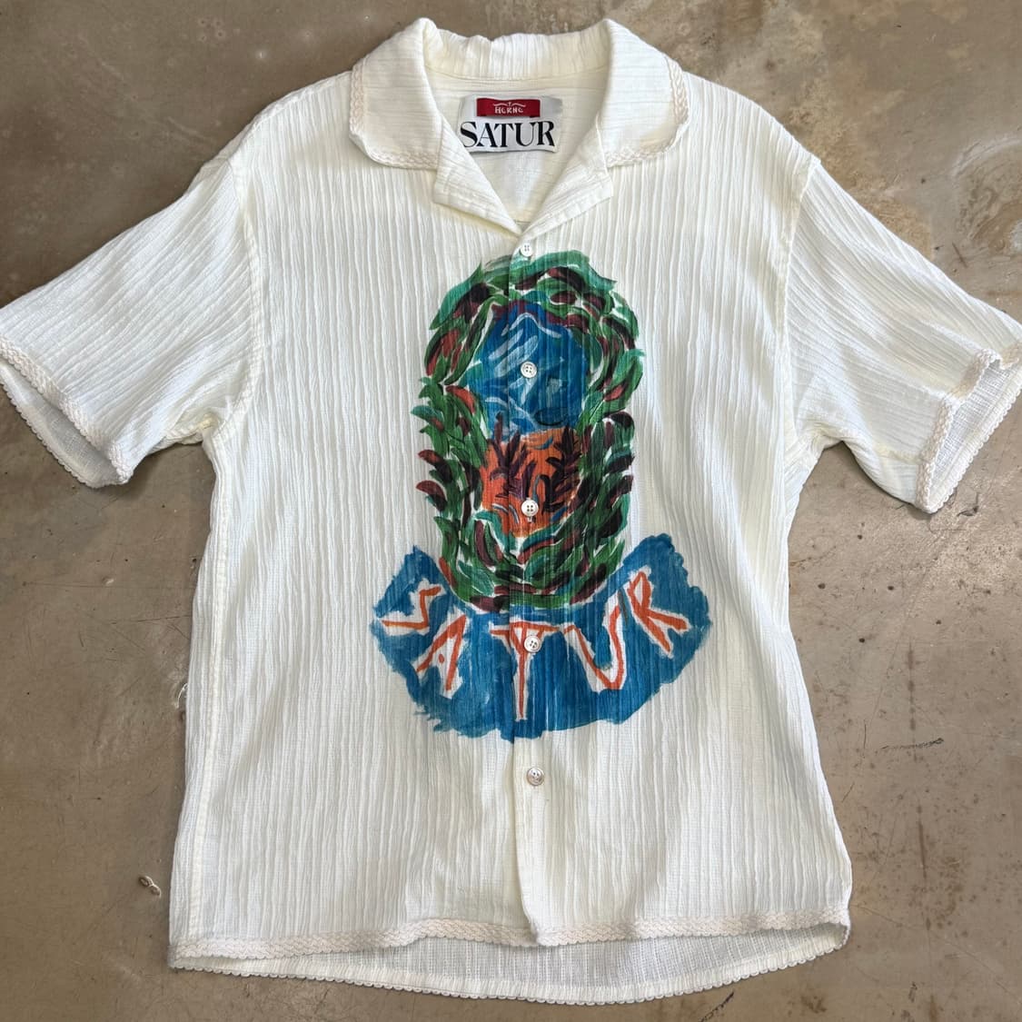 🫶🏻 세터 아이보리 반팔 셔츠 🫶🏻 상품이미지1