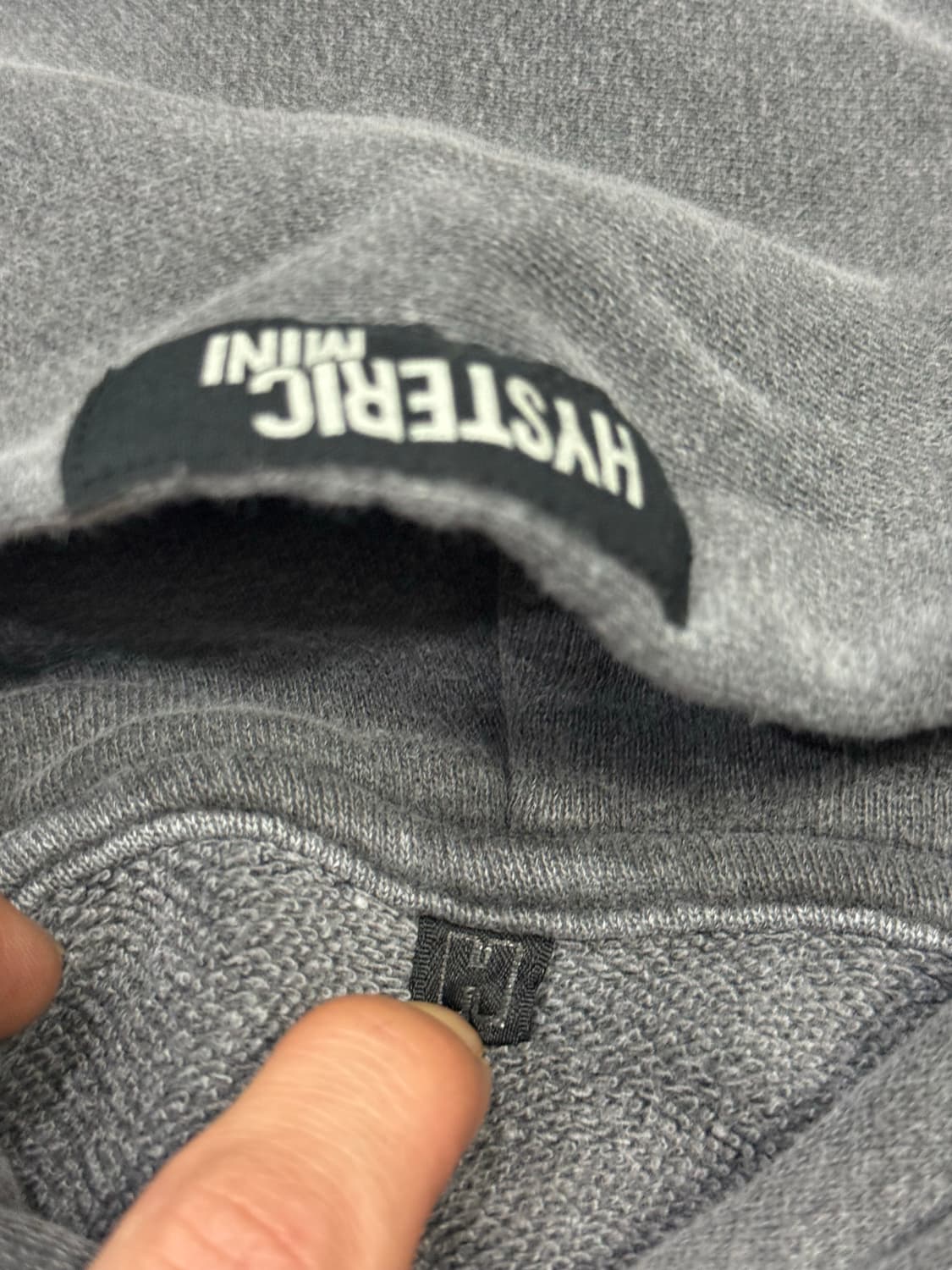 히스테릭 글래머 아카이브 해골 그래픽 사선 지퍼 후드 집업 자켓 상품이미지6