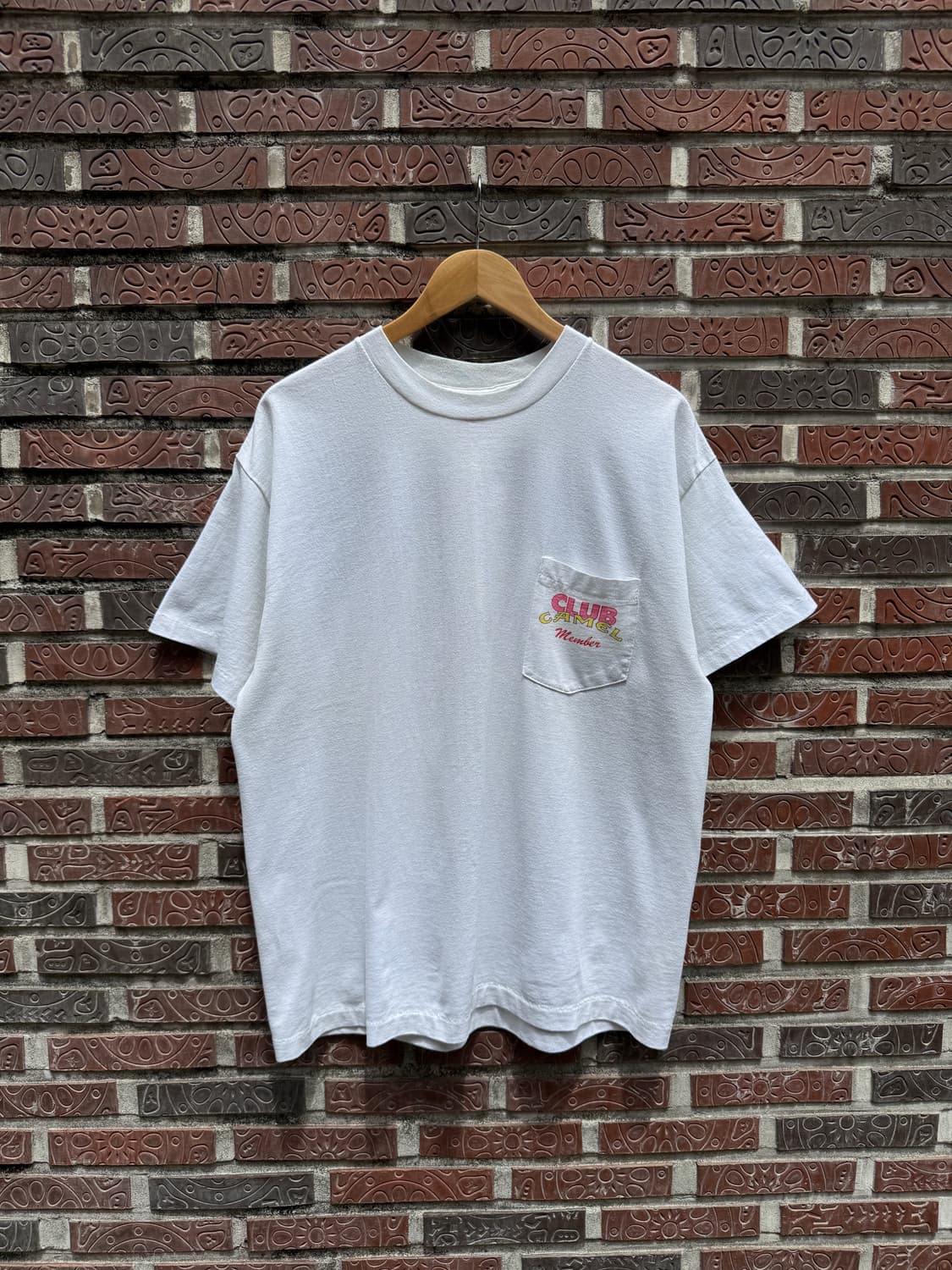 카멜 90s Camel 클럽 맴버스 프로모 빈티지 포켓 티셔츠 상품이미지2