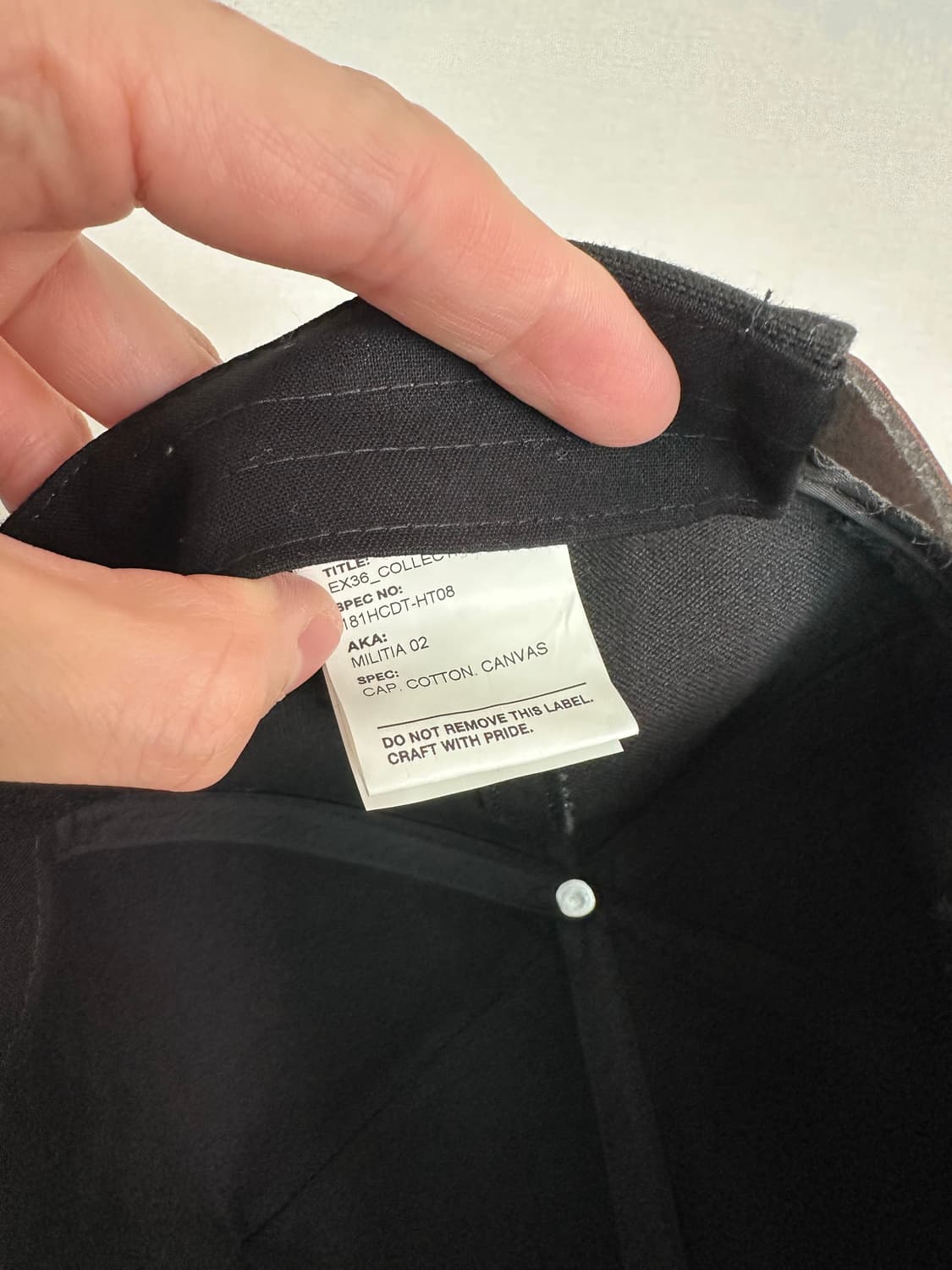 18 더블탭스 WTAPS milita 02 모자 새상품 상품이미지4