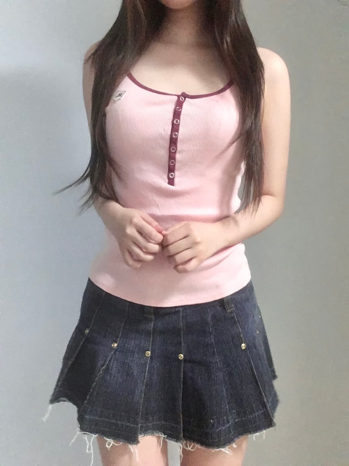버버리 블루라벨 핑크 슬리브리스 상품이미지2