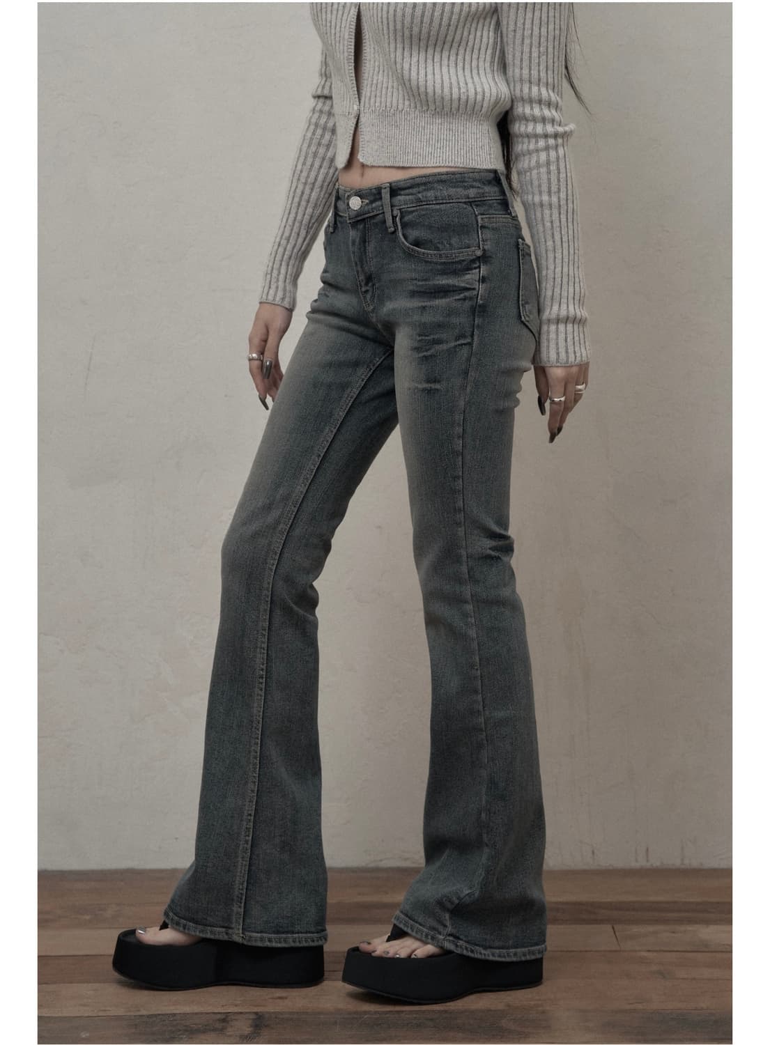 KHAKIPOINT 카키포인트 베이직 부츠컷 데님 상품이미지5