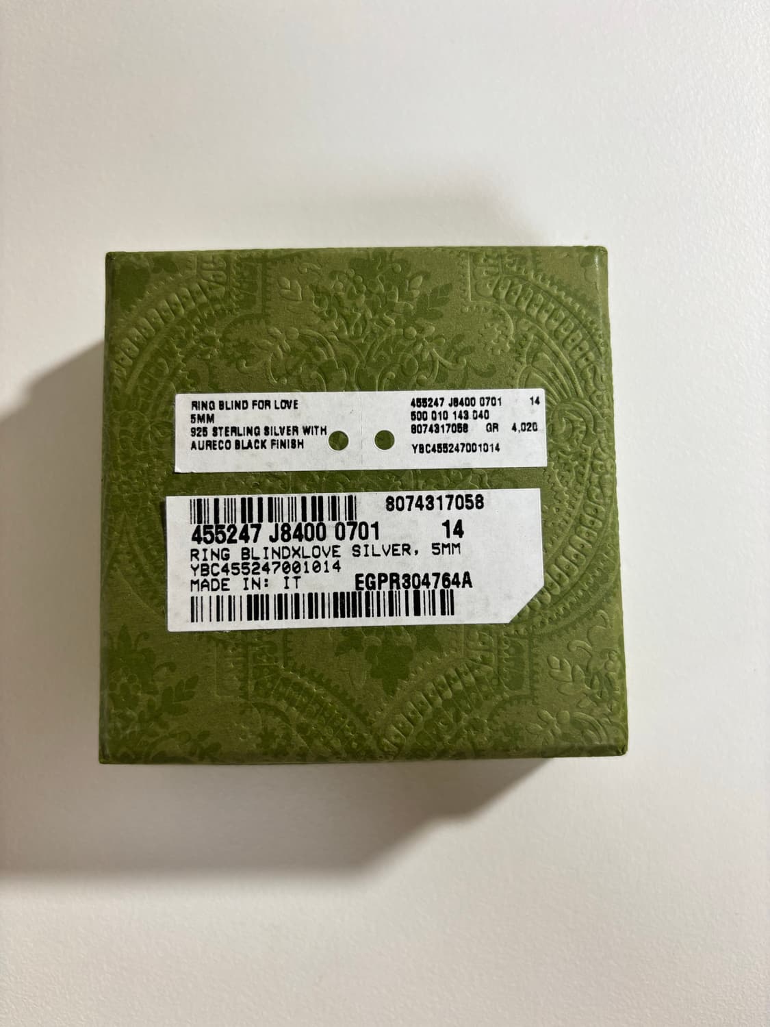 구찌 블라인드포러브 반지 [정품 7호] 상품이미지7