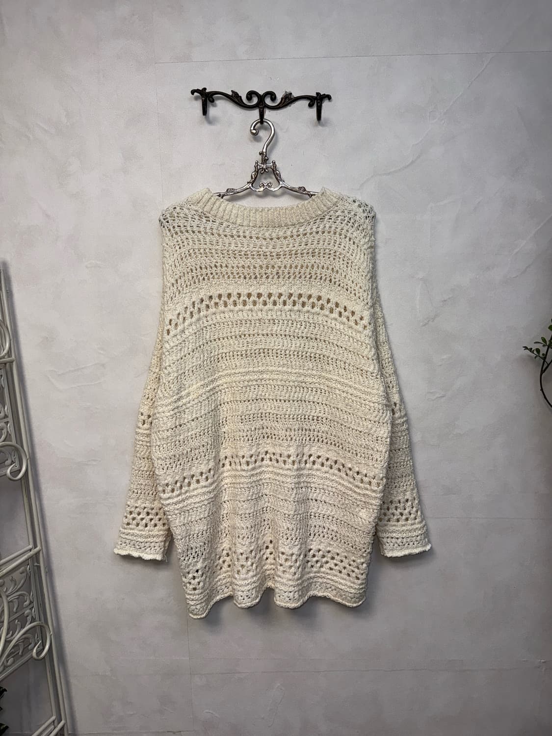 Ivory over loose knit ops 상품이미지5