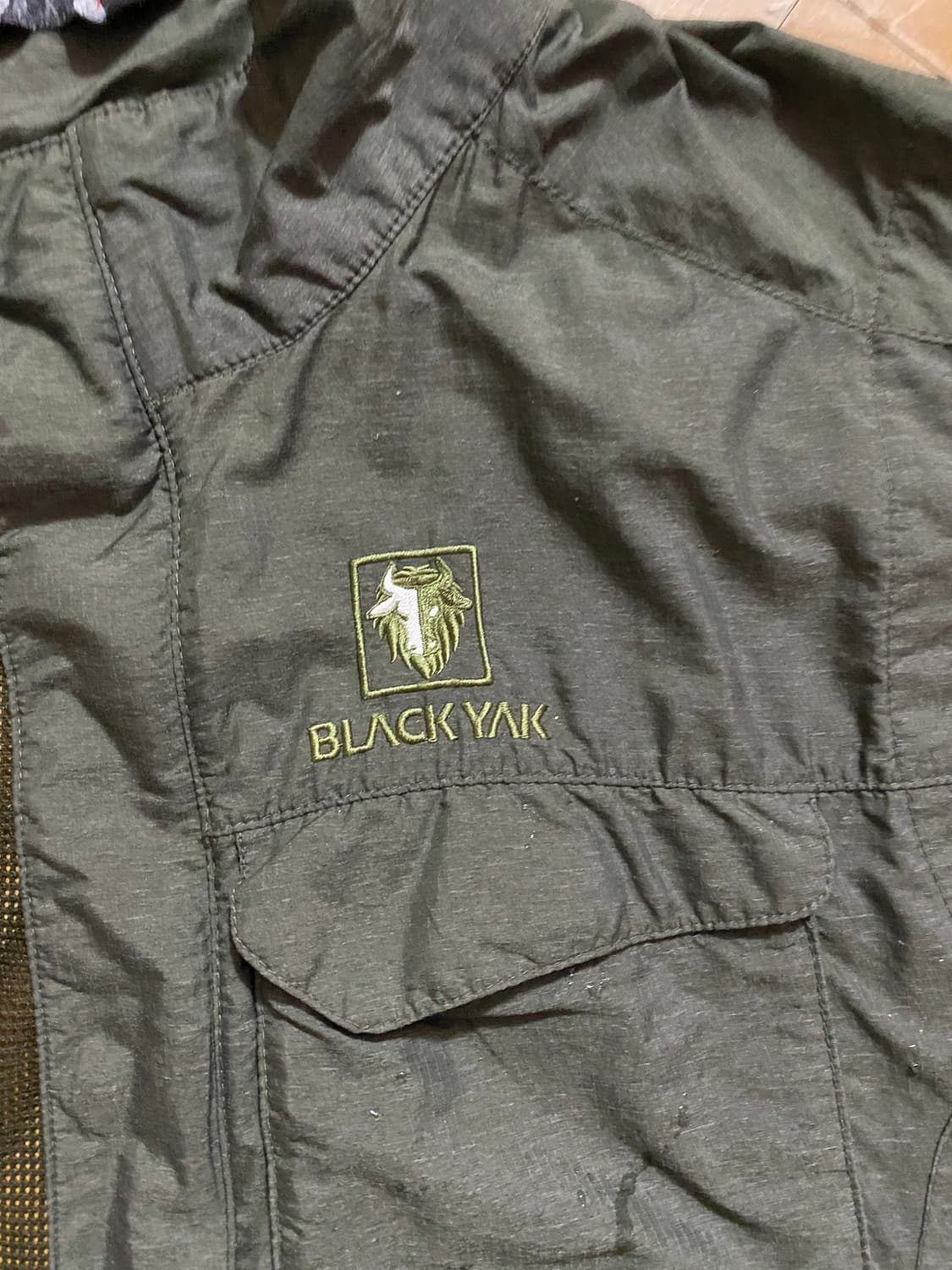 블랙야크 남성 카키 조끼 L 상품이미지2