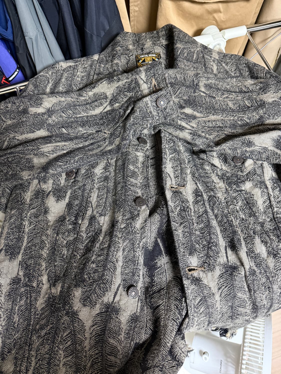 캐피탈 패더자켓 5사이즈 블랙베이지K2503LJ024 상품이미지4