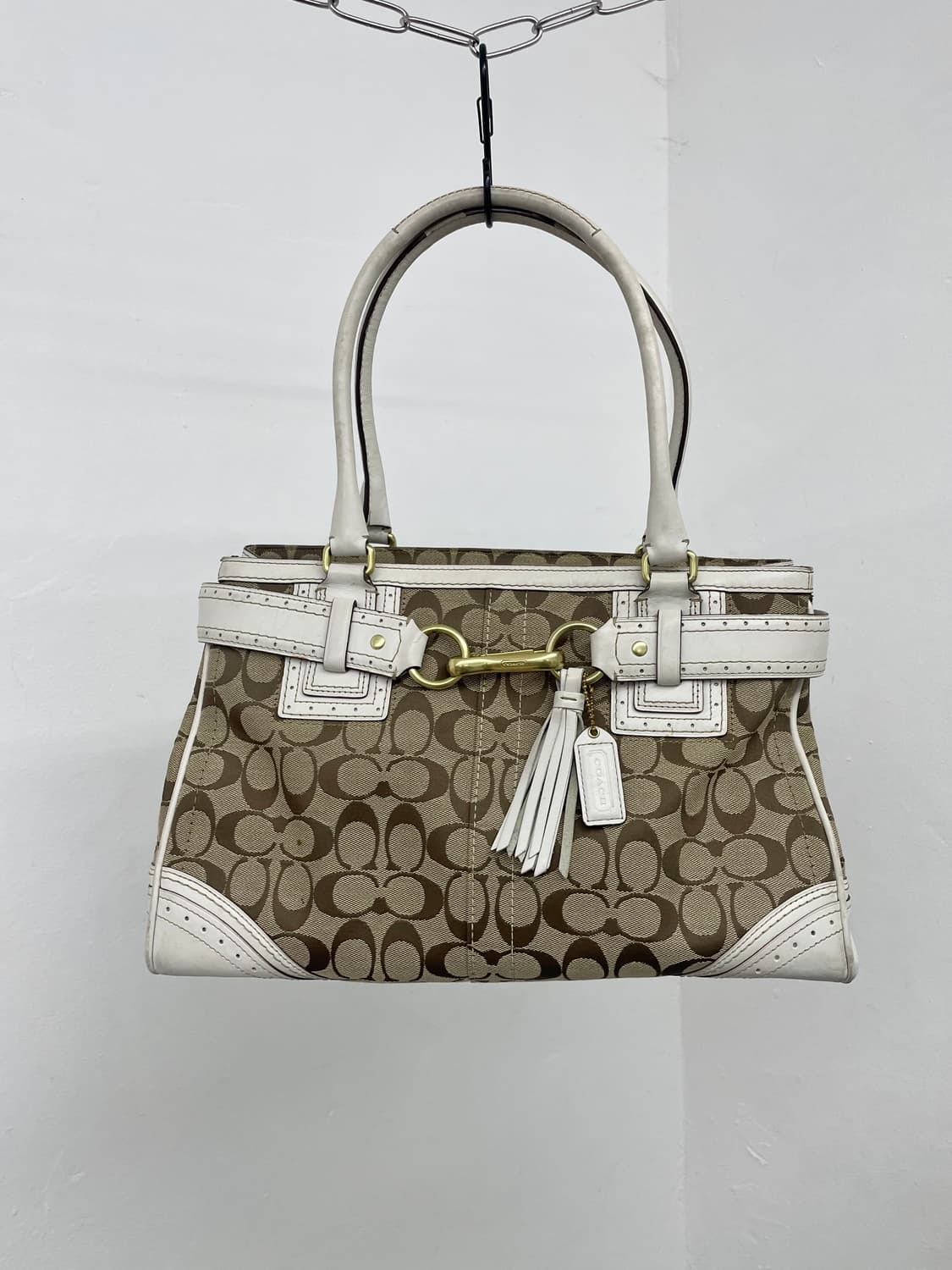 코치 자카드 버클 숄더백  상품이미지1