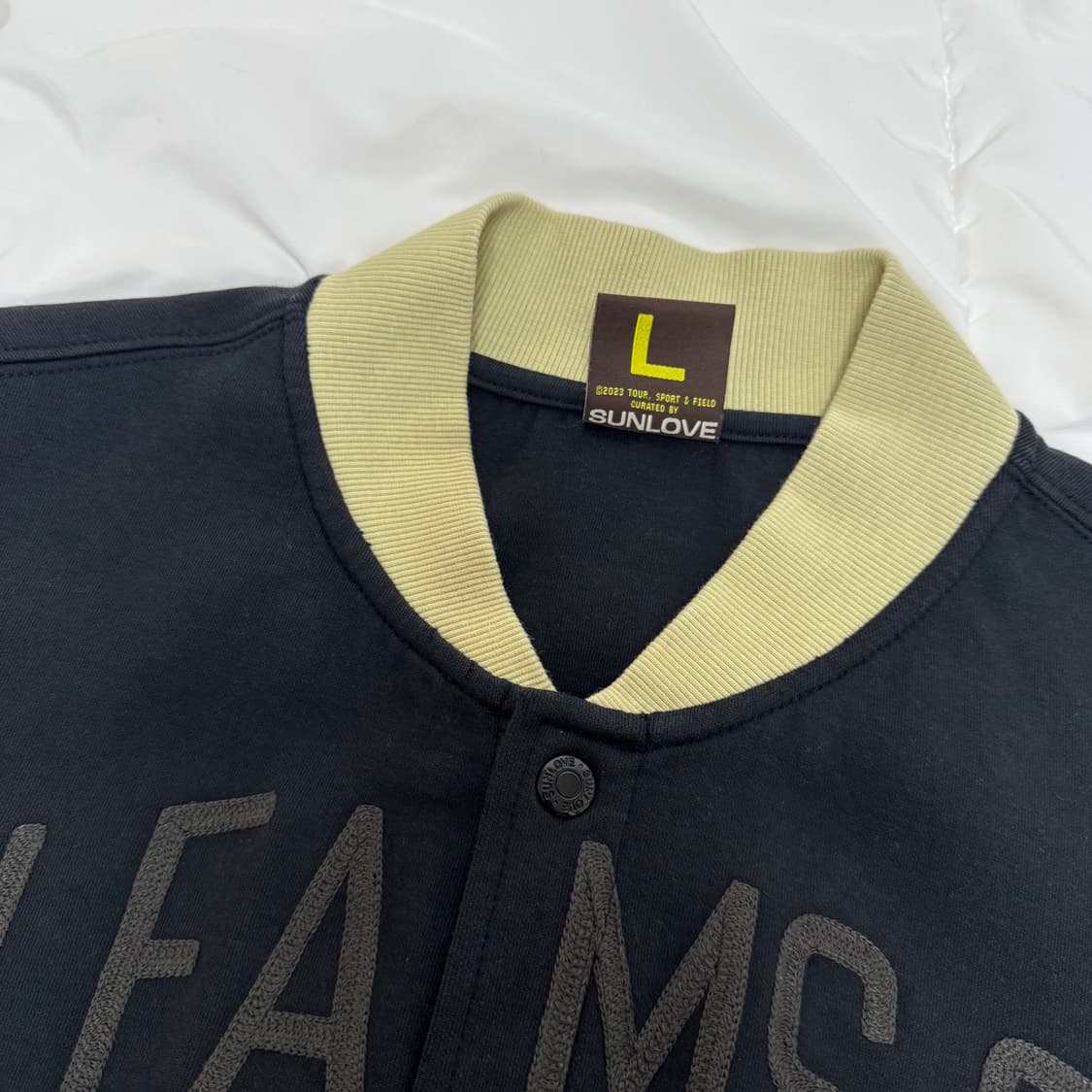 썬러브 챔피온 자켓 블랙 L 상품이미지3