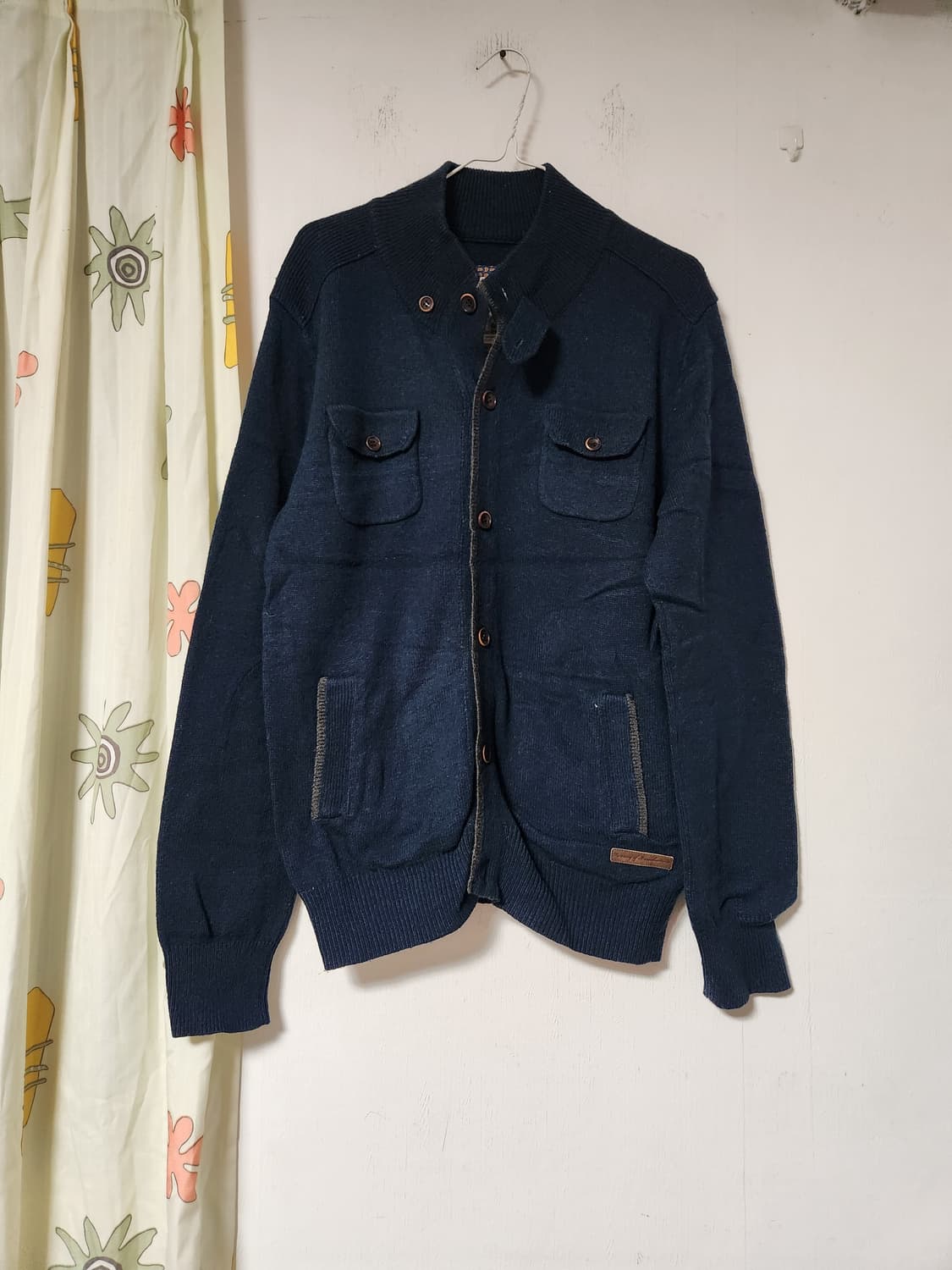 BASSO HOMME 네이비 니트 가디건 105 상품이미지1