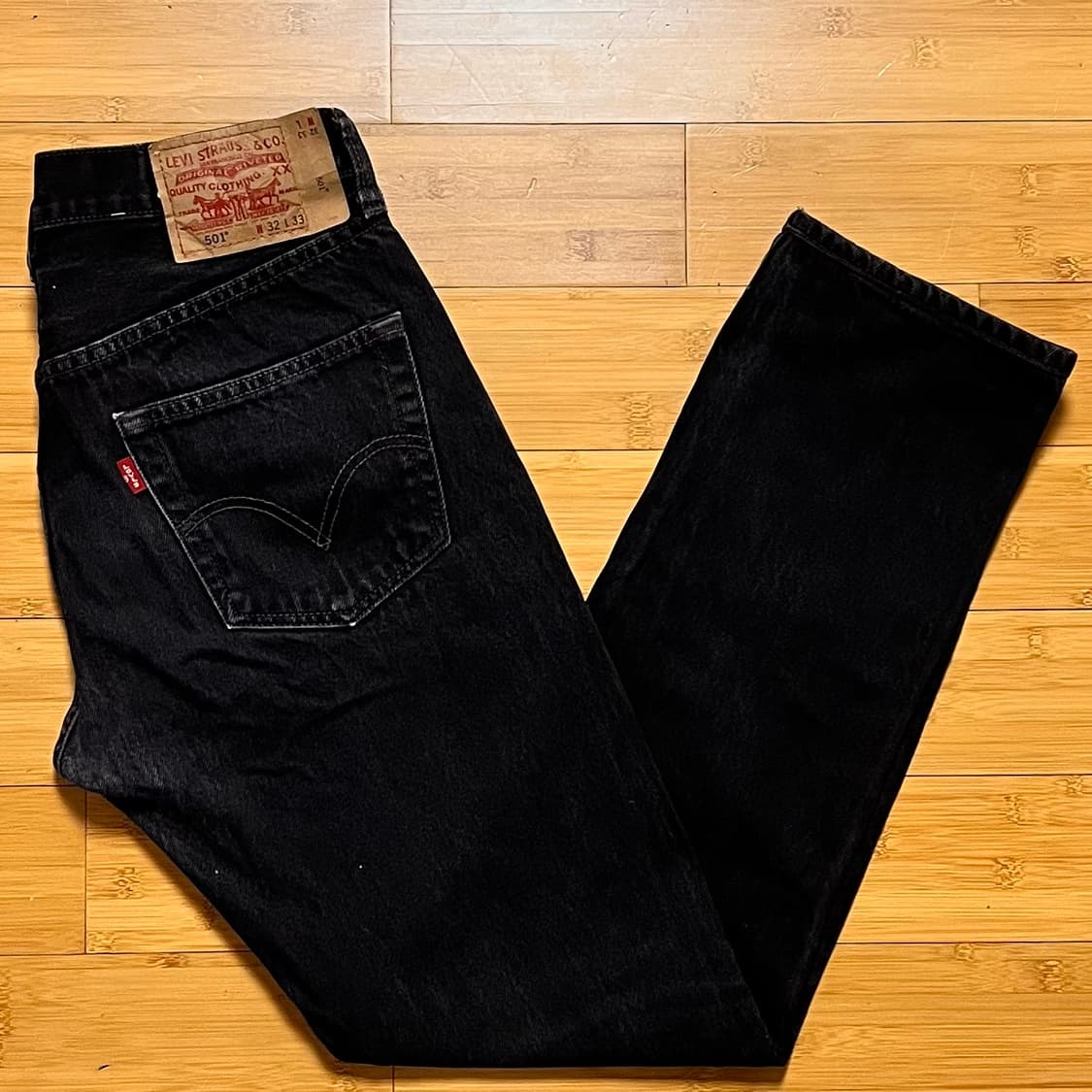 리바이스 501 블랙진 데님팬츠 W32 L33 상품이미지1