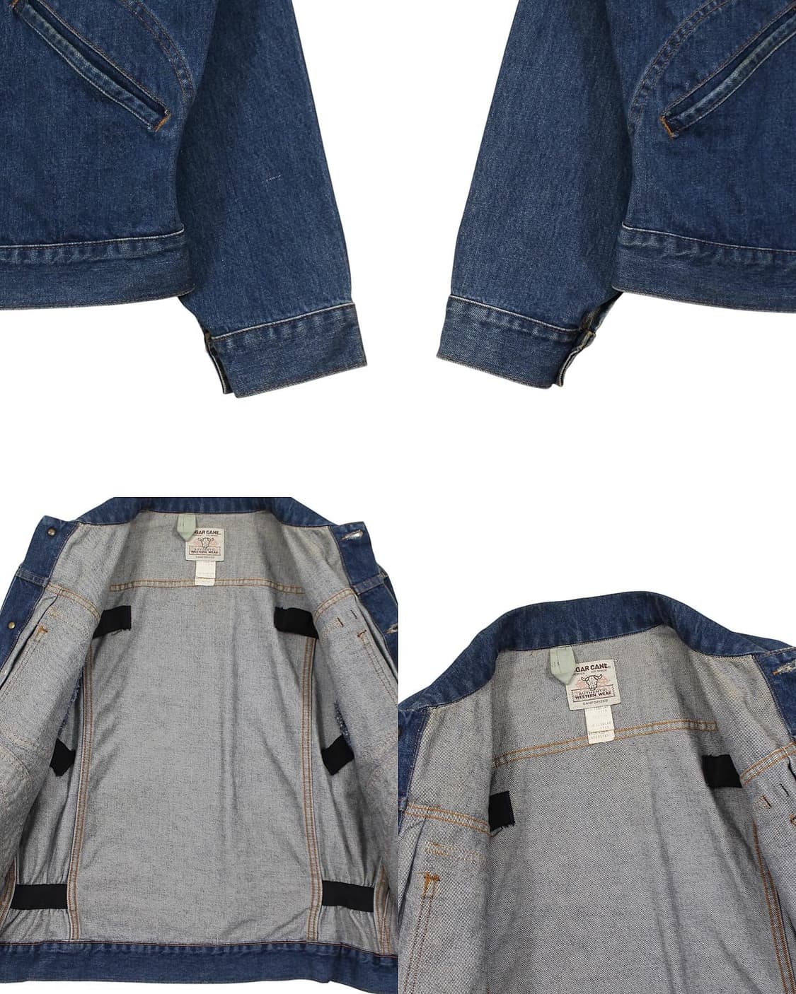 1990s 슈가케인 랭글러 24MJ 데님 자켓 빈티지 상품이미지8