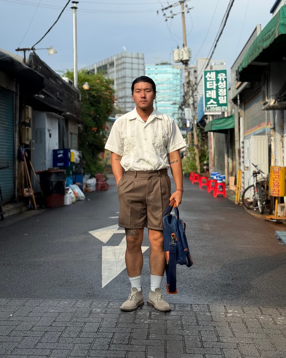 Argento Montagna 울 트라우저 쇼츠 32 상품이미지8