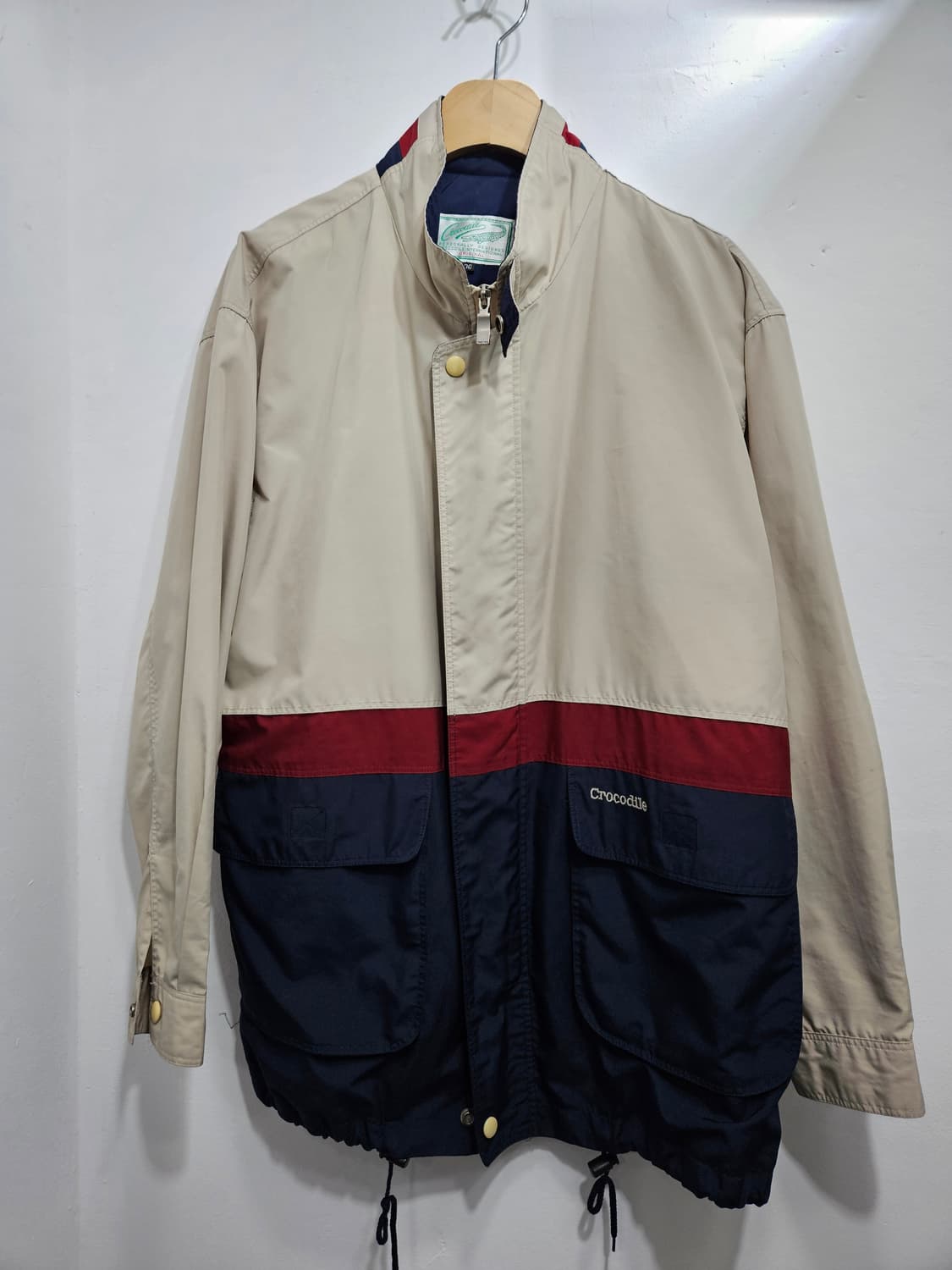 크로커다일 배색 바람막이 점퍼 100 상품이미지4