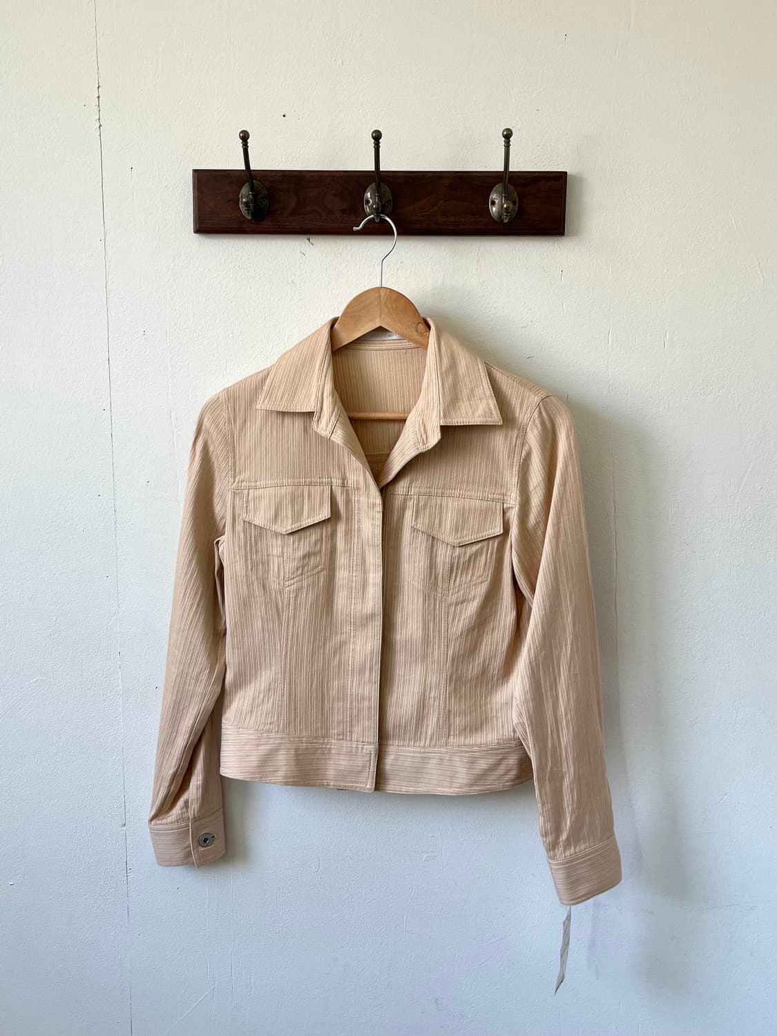 MULTI MIX 스트라이프 크롭 자켓 상품이미지1