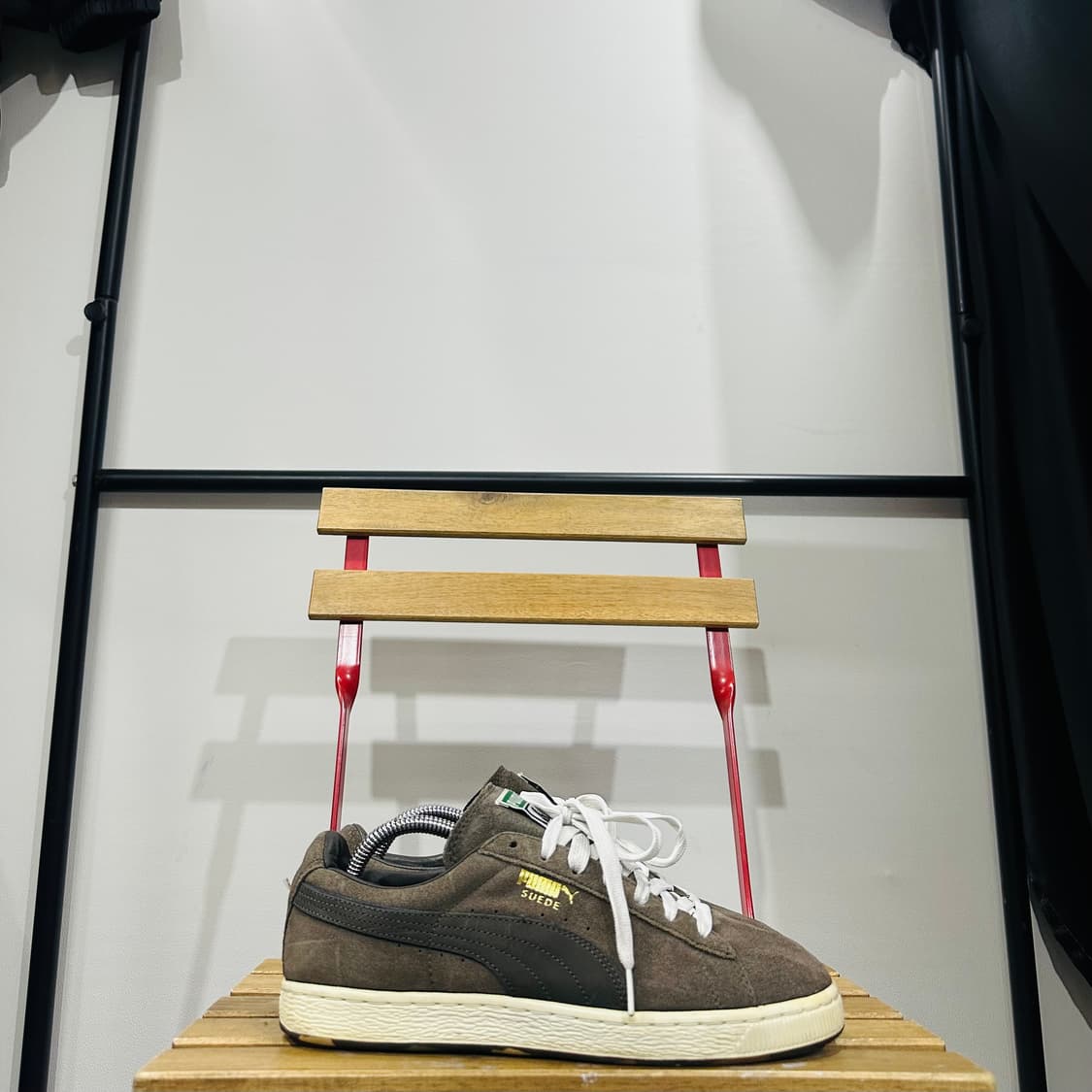 265) 푸마X엑스라지 운동화 남성 남자 신발 카키 스웨이드 상품이미지1