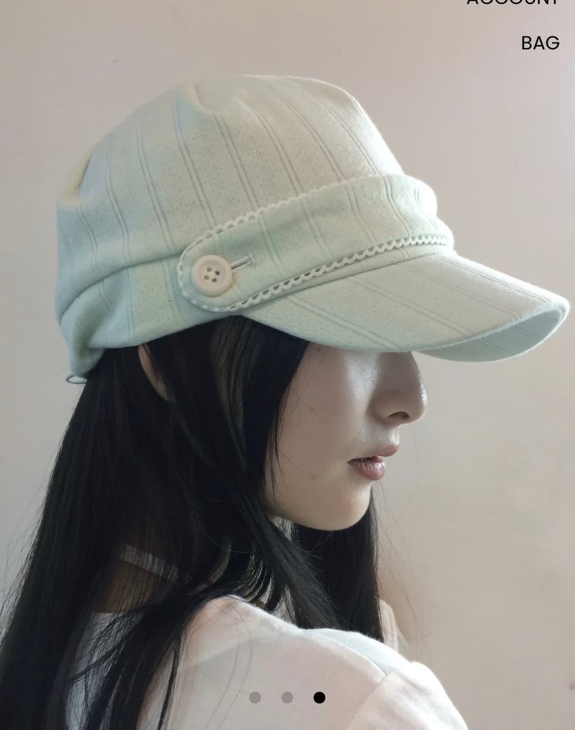 oshigh Band Sweat Cap IcyMint 새상품 상품이미지1