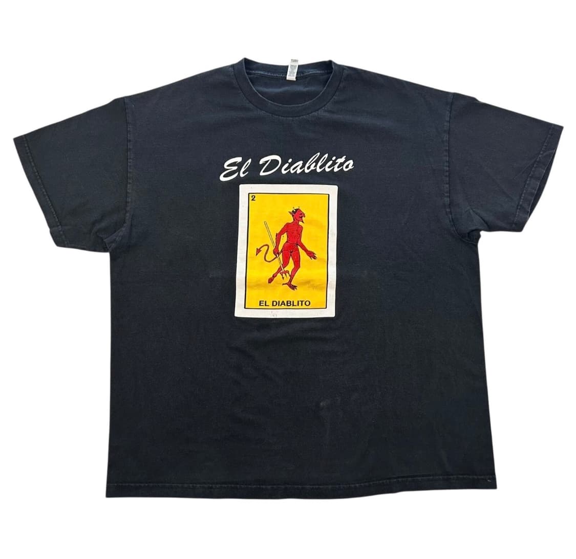 El Diablito Devil 타로카드 그래픽 티셔츠 상품이미지1