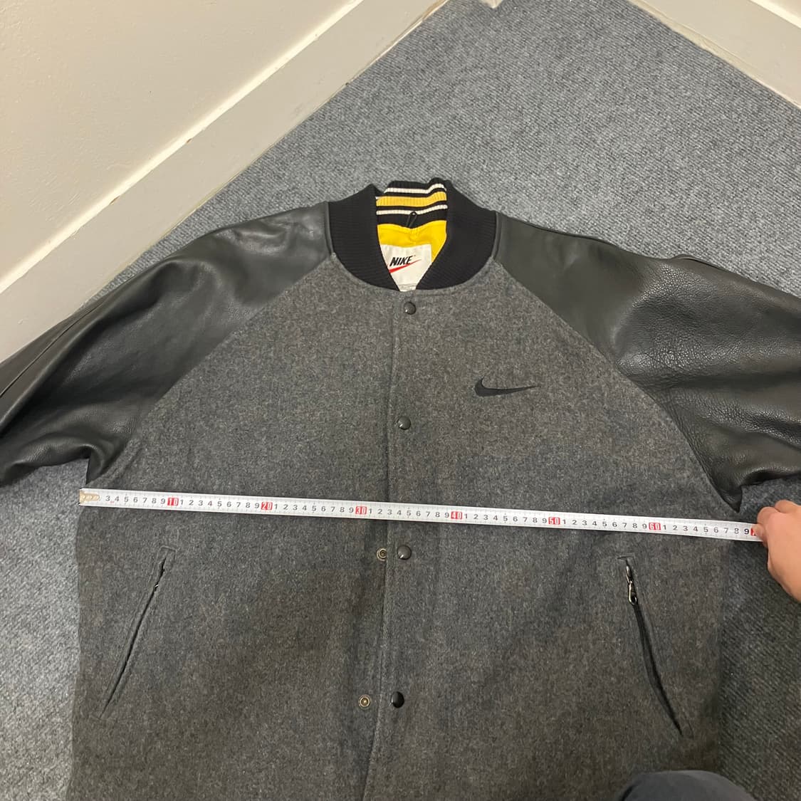 N171 90s 나이키 레더 바시티 자켓 상품이미지6