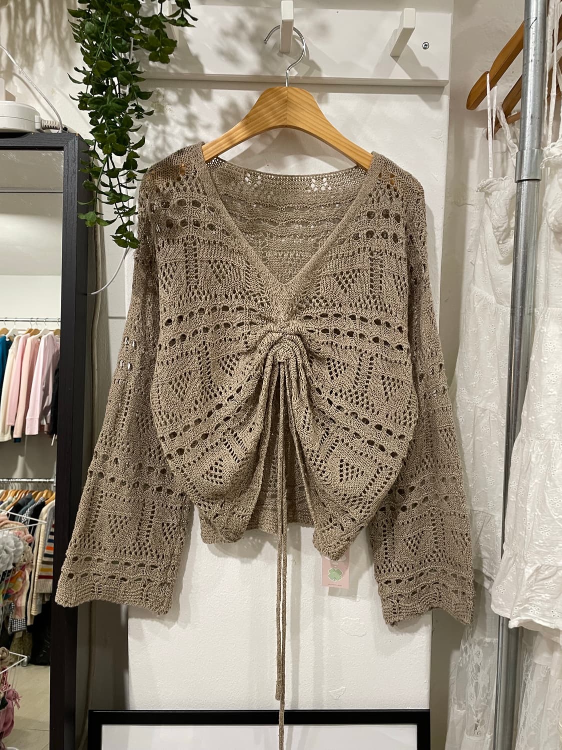 Crochet drawstring knit 상품이미지6