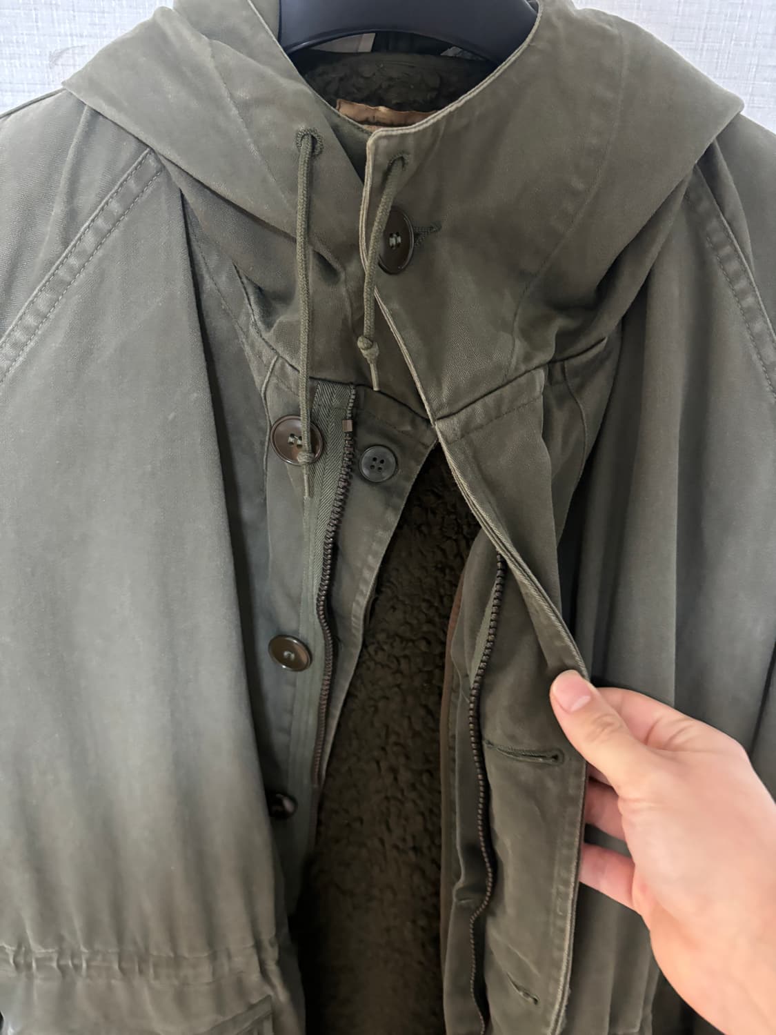 80‘s french army m-64파카  상품이미지4