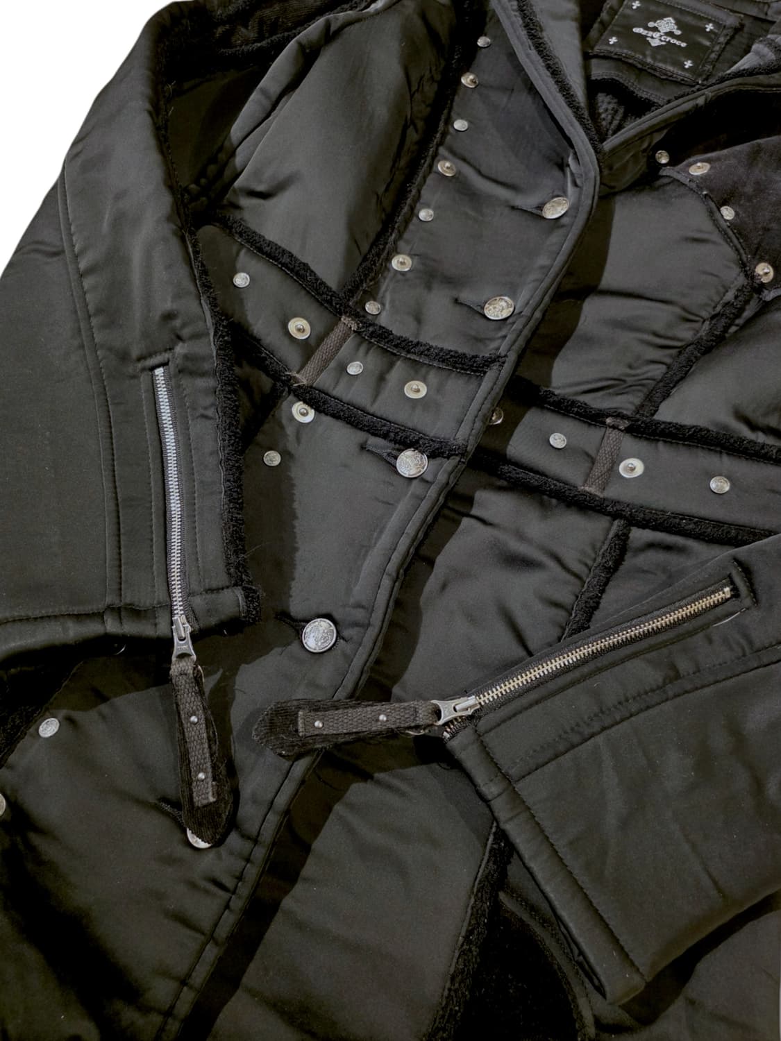 오즈온 고딕 펑크 롱 코트 상품이미지4