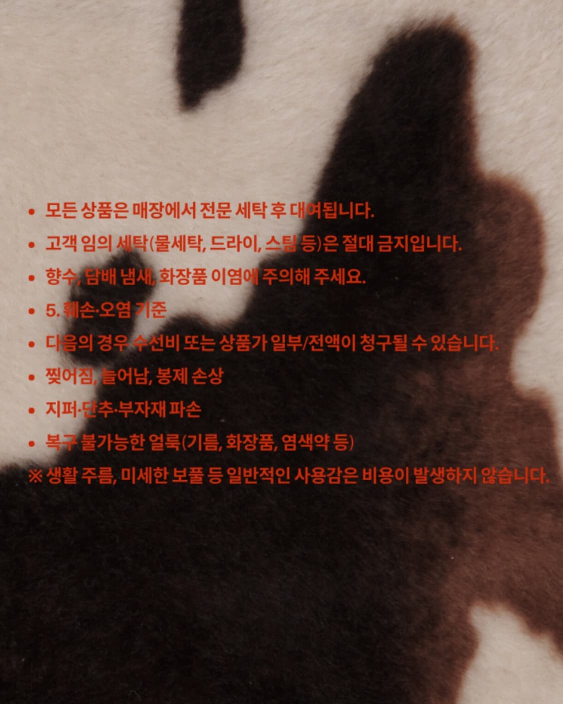 렌탈 주의사항 상품이미지3