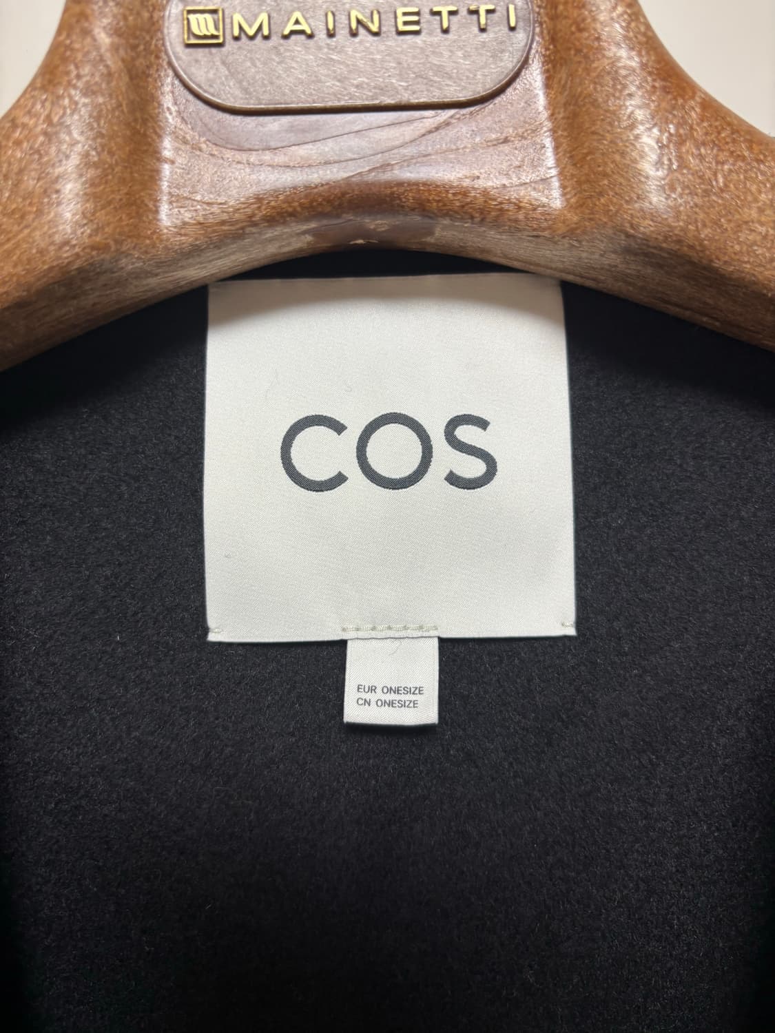 코스 블랙 케이프 코트 (망토 스타일) 상품이미지6